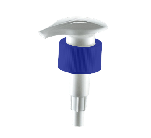 Cremespender/Lotionpumpe 17-3 mit blauem Verschluss