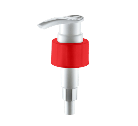 Cremespender/Lotionpumpe 17-4 mit rotem Verschluss